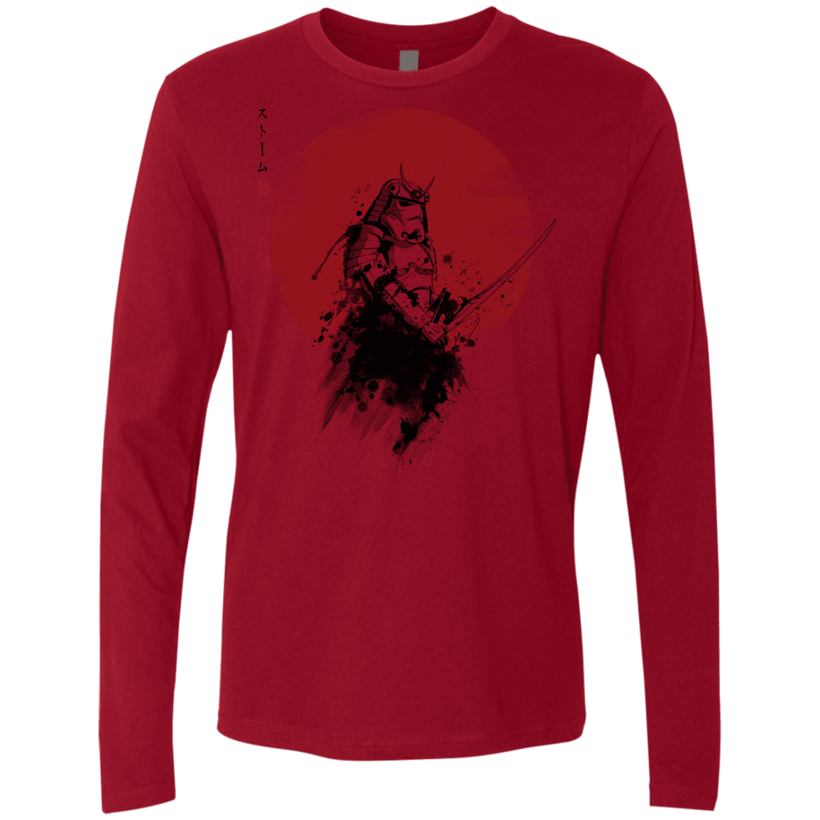 T-Shirts Cardinal / Small Storm Samurai Men's Premium Long Sleeve