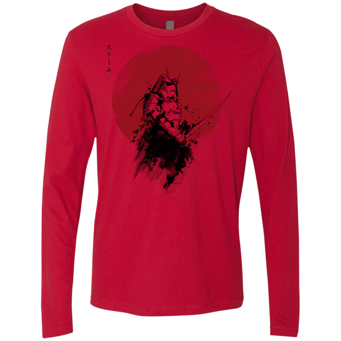 T-Shirts Red / Small Storm Samurai Men's Premium Long Sleeve