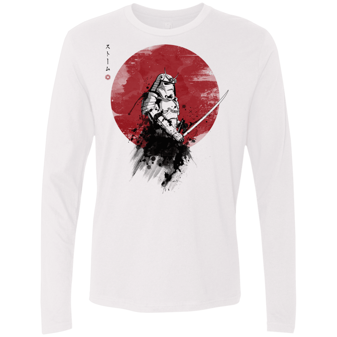 T-Shirts White / Small Storm Samurai Men's Premium Long Sleeve