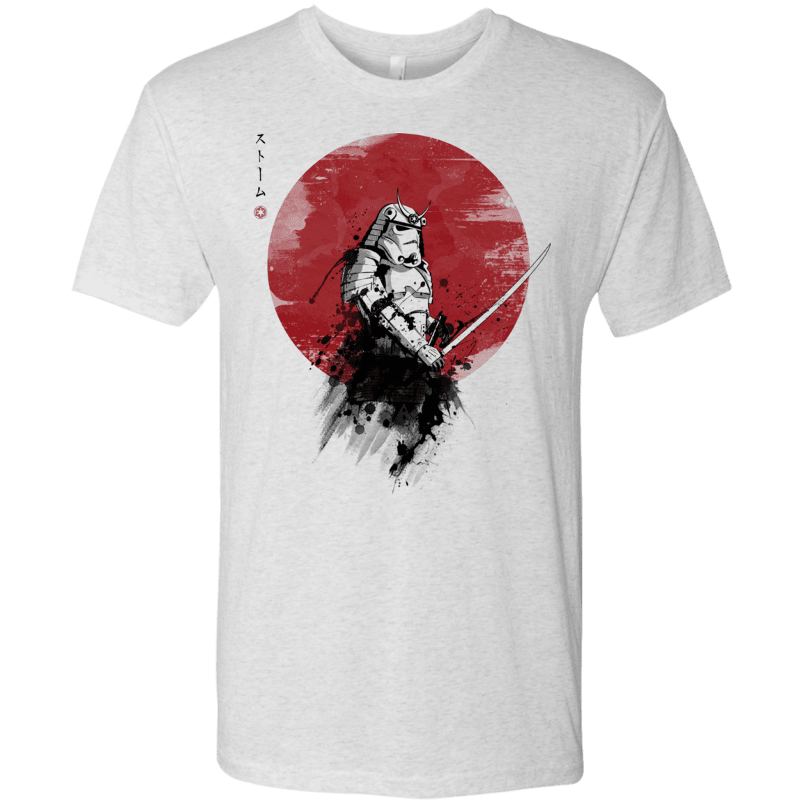 T-Shirts Heather White / Small Storm Samurai Men's Triblend T-Shirt