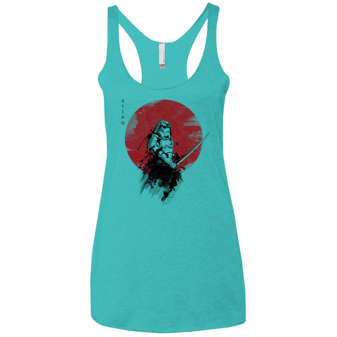 T-Shirts Tahiti Blue / X-Small Storm Samurai Women's Triblend Racerback Tank