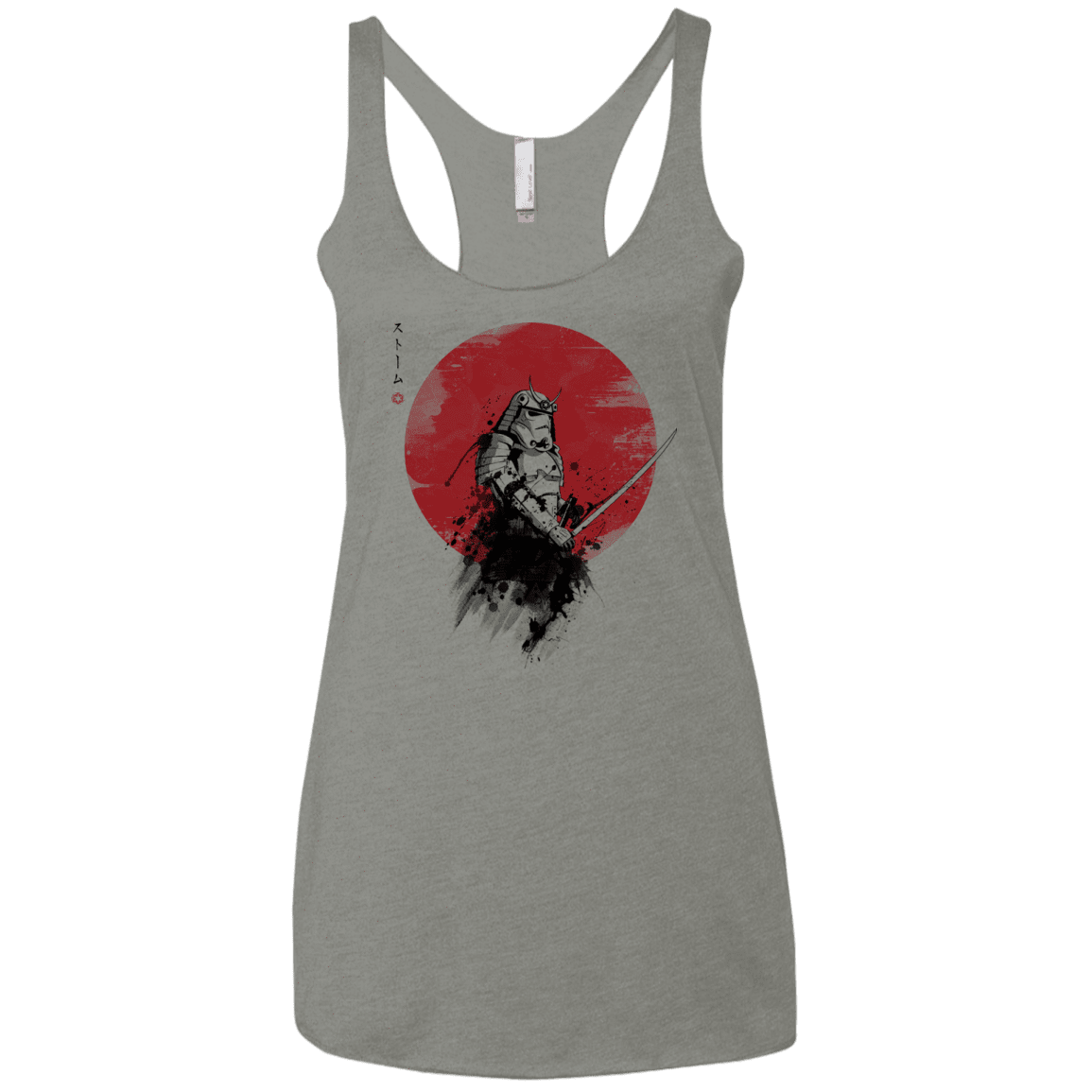 T-Shirts Venetian Grey / X-Small Storm Samurai Women's Triblend Racerback Tank