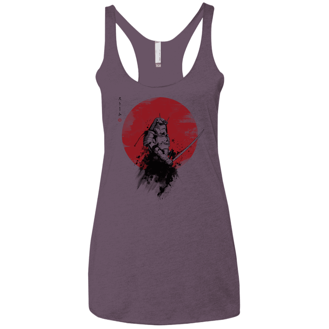 T-Shirts Vintage Purple / X-Small Storm Samurai Women's Triblend Racerback Tank
