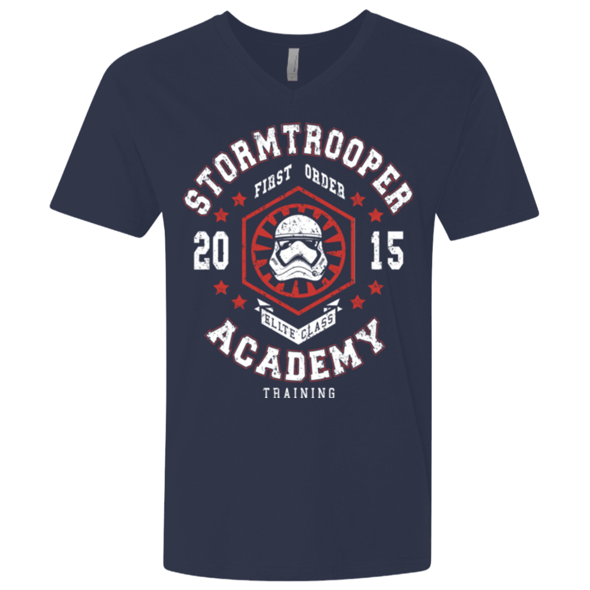 T-Shirts Midnight Navy / X-Small Stormtrooper Academy 15 Men's Premium V-Neck