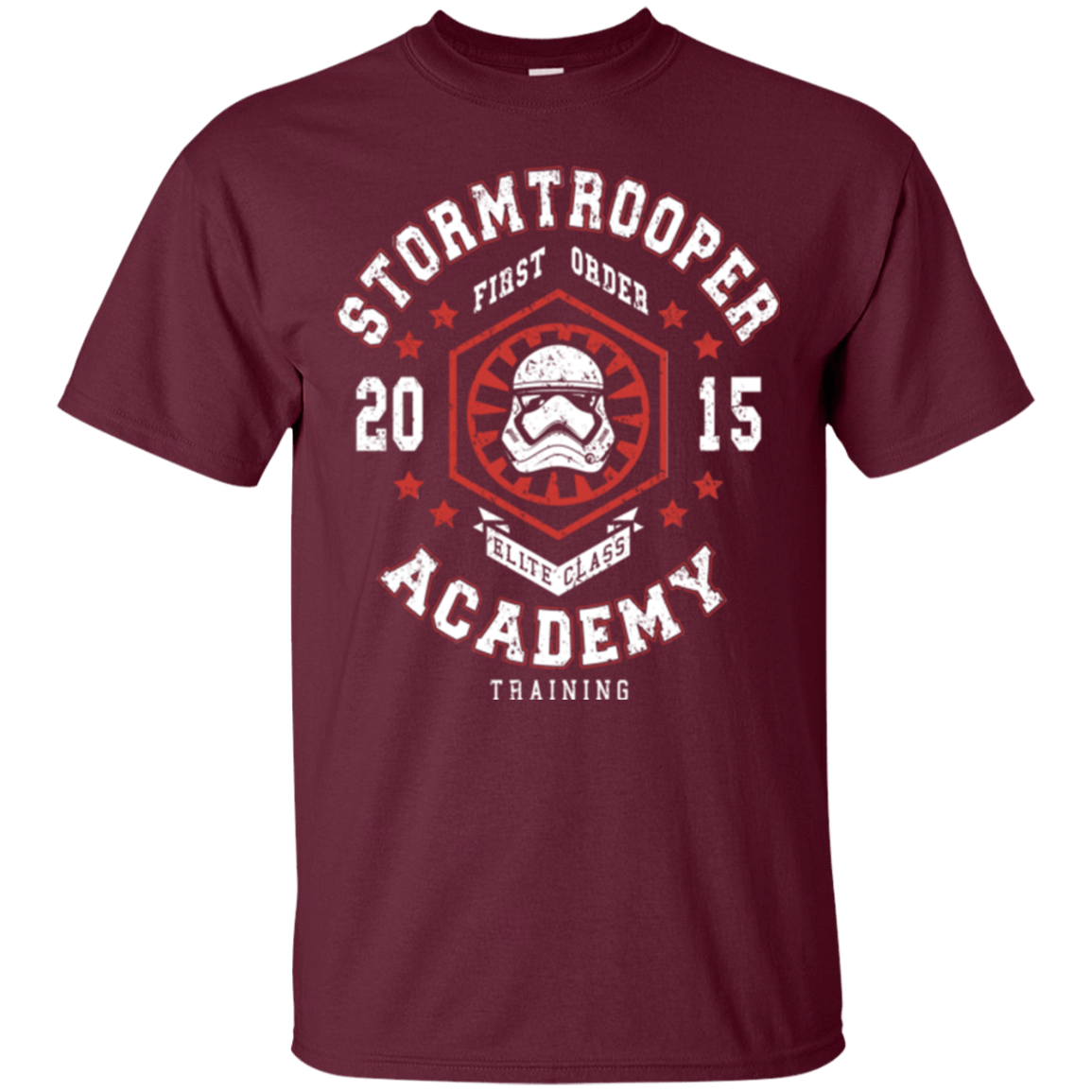 T-Shirts Maroon / Small Stormtrooper Academy 15 T-Shirt