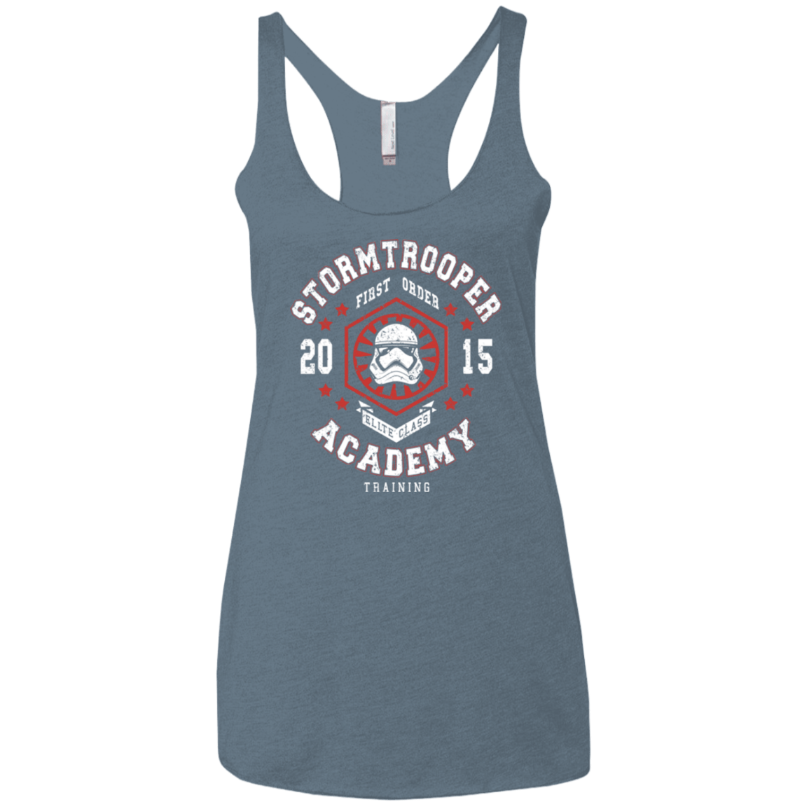 T-Shirts Indigo / X-Small Stormtrooper Academy 15 Women's Triblend Racerback Tank