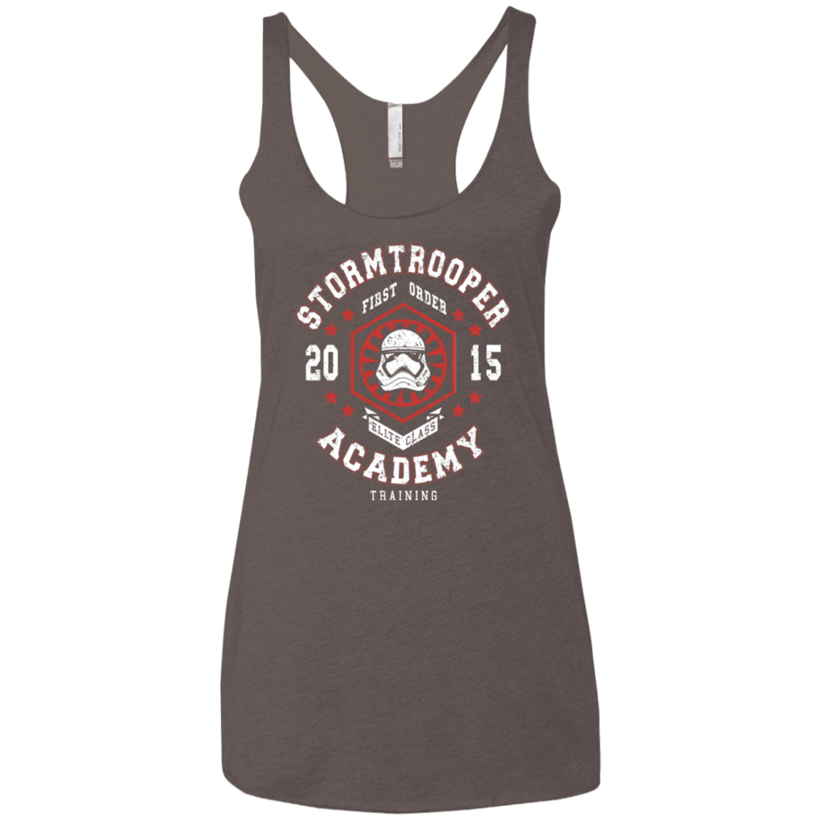 T-Shirts Macchiato / X-Small Stormtrooper Academy 15 Women's Triblend Racerback Tank
