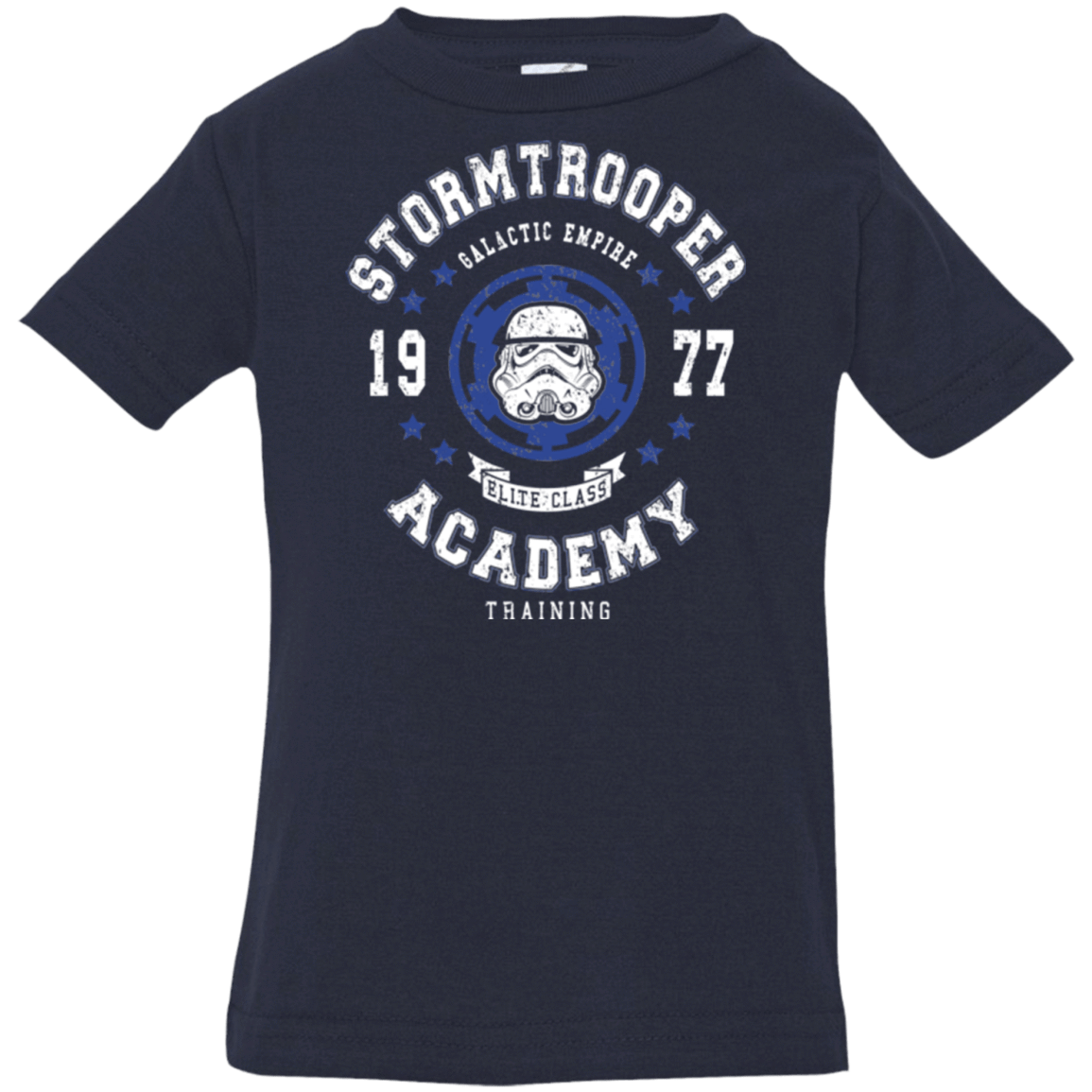 T-Shirts Navy / 6 Months Stormtrooper Academy 77 Infant Premium T-Shirt