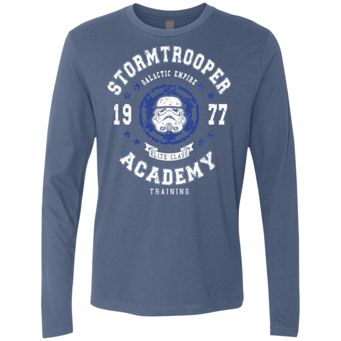 T-Shirts Indigo / Small Stormtrooper Academy 77 Men's Premium Long Sleeve