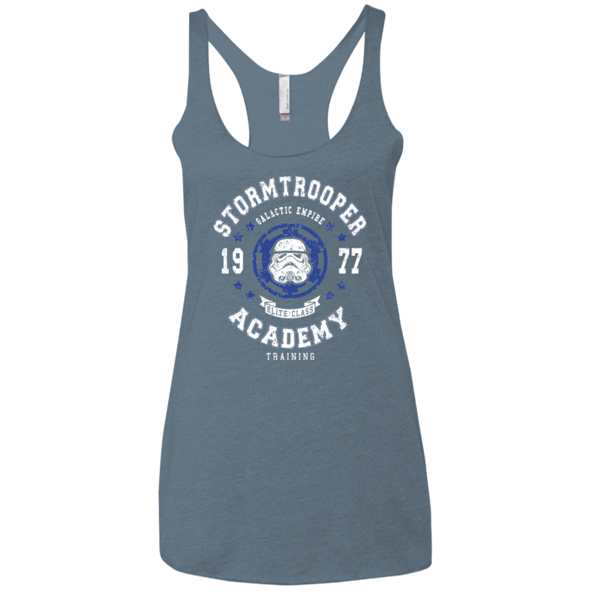 T-Shirts Indigo / X-Small Stormtrooper Academy 77 Women's Triblend Racerback Tank