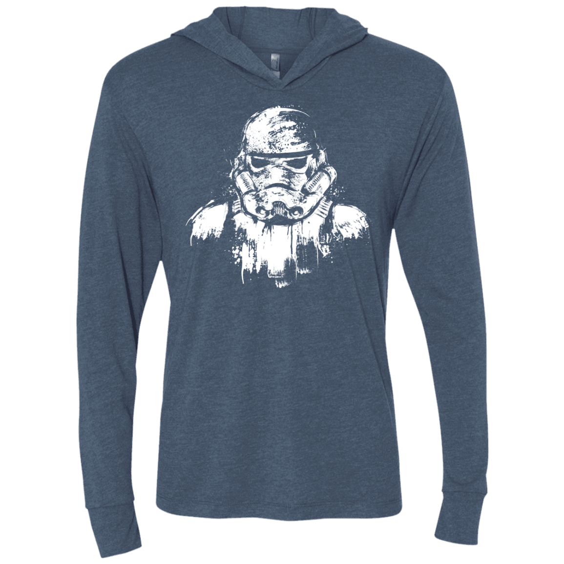 T-Shirts Indigo / X-Small STORMTROOPER ARMOR Triblend Long Sleeve Hoodie Tee