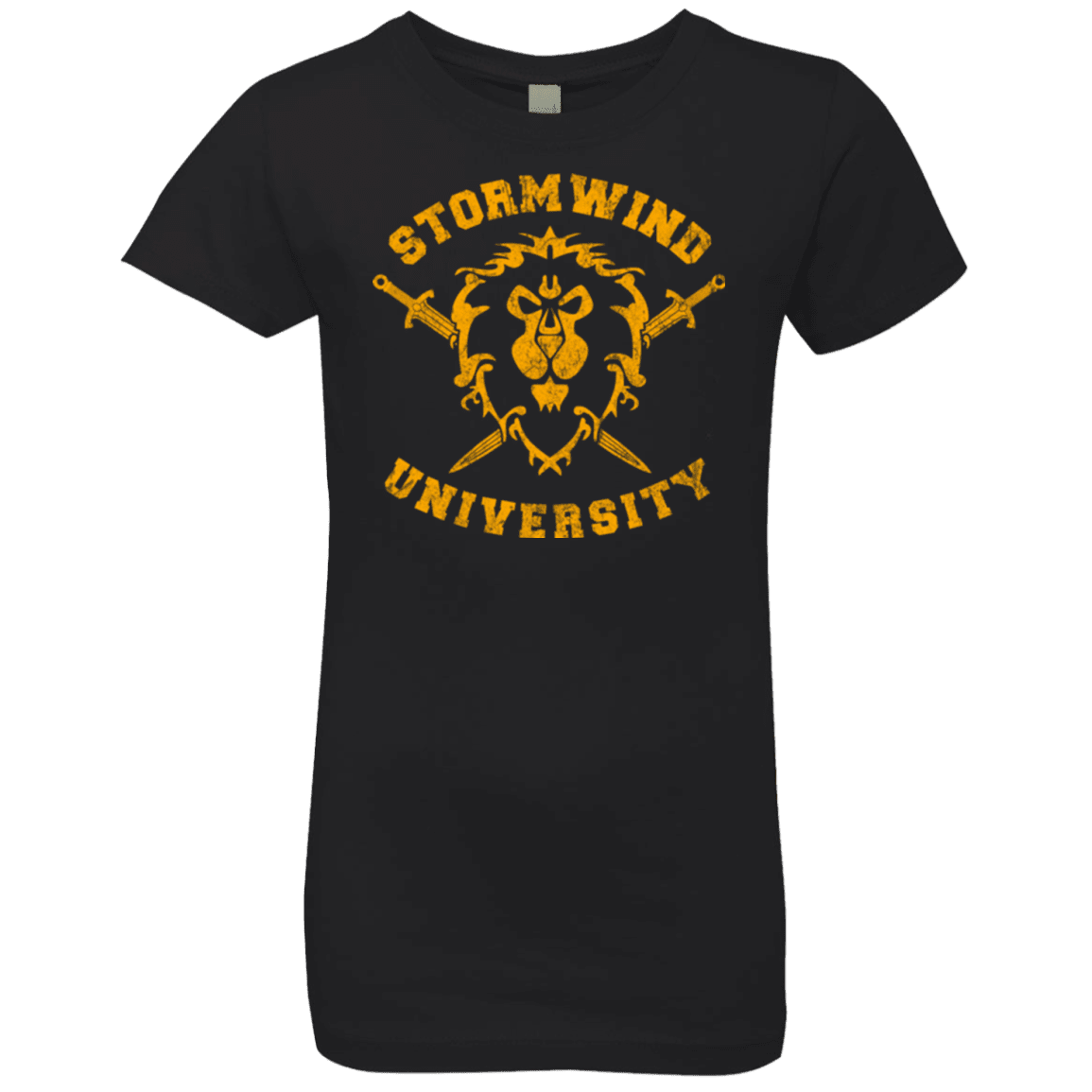 T-Shirts Black / YXS Stormwind University Girls Premium T-Shirt