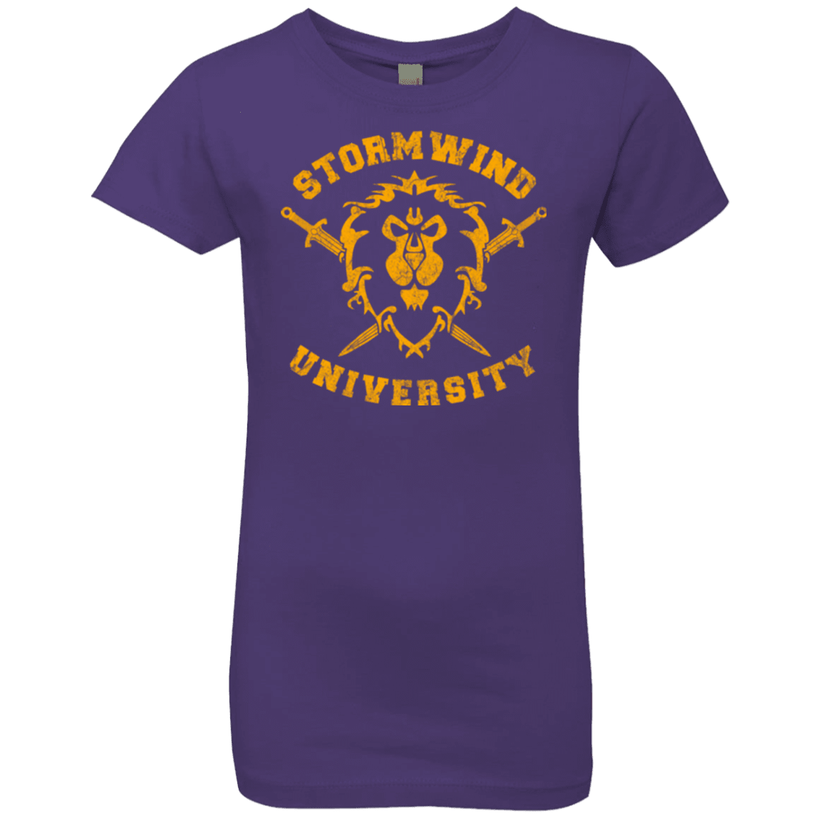 T-Shirts Purple Rush / YXS Stormwind University Girls Premium T-Shirt