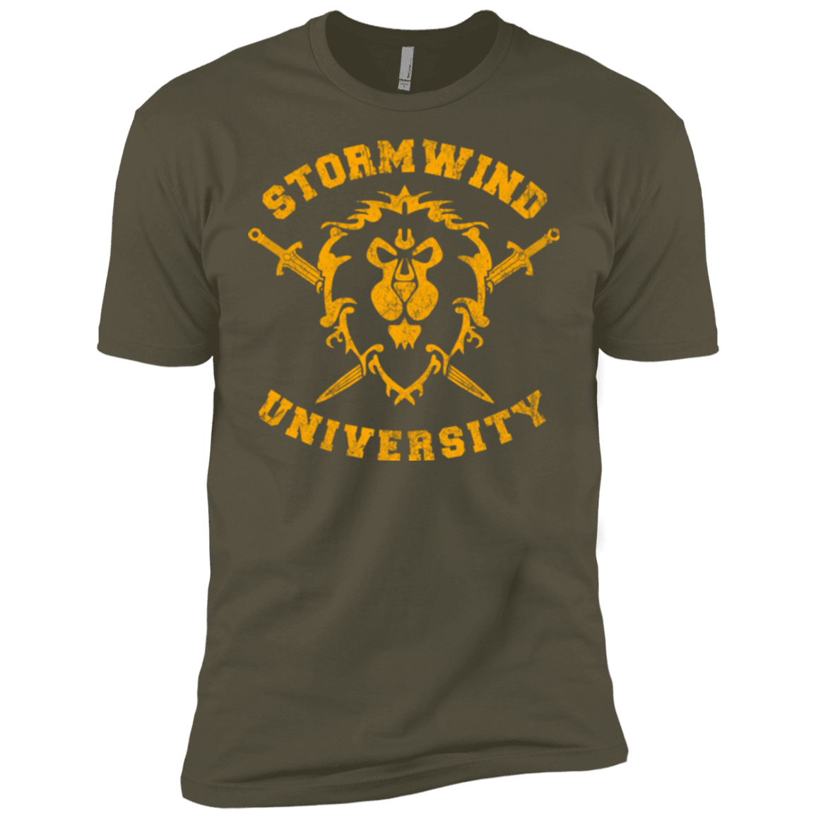 T-Shirts Military Green / X-Small Stormwind University Men's Premium T-Shirt