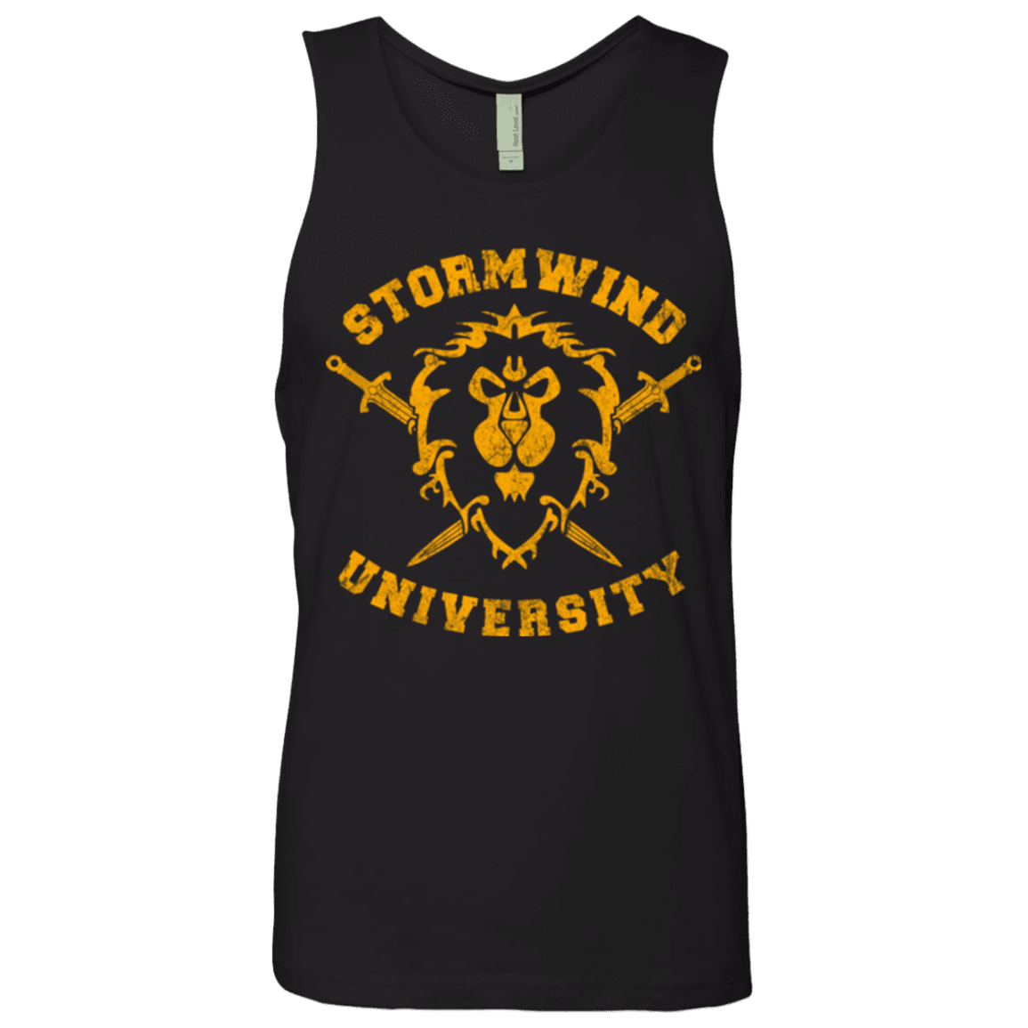 T-Shirts Black / Small Stormwind University Men's Premium Tank Top