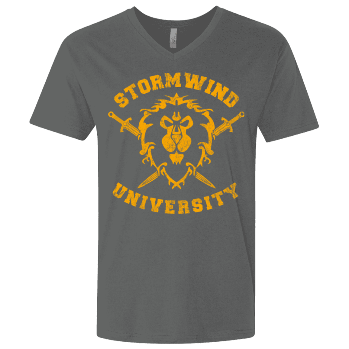 T-Shirts Heavy Metal / X-Small Stormwind University Men's Premium V-Neck