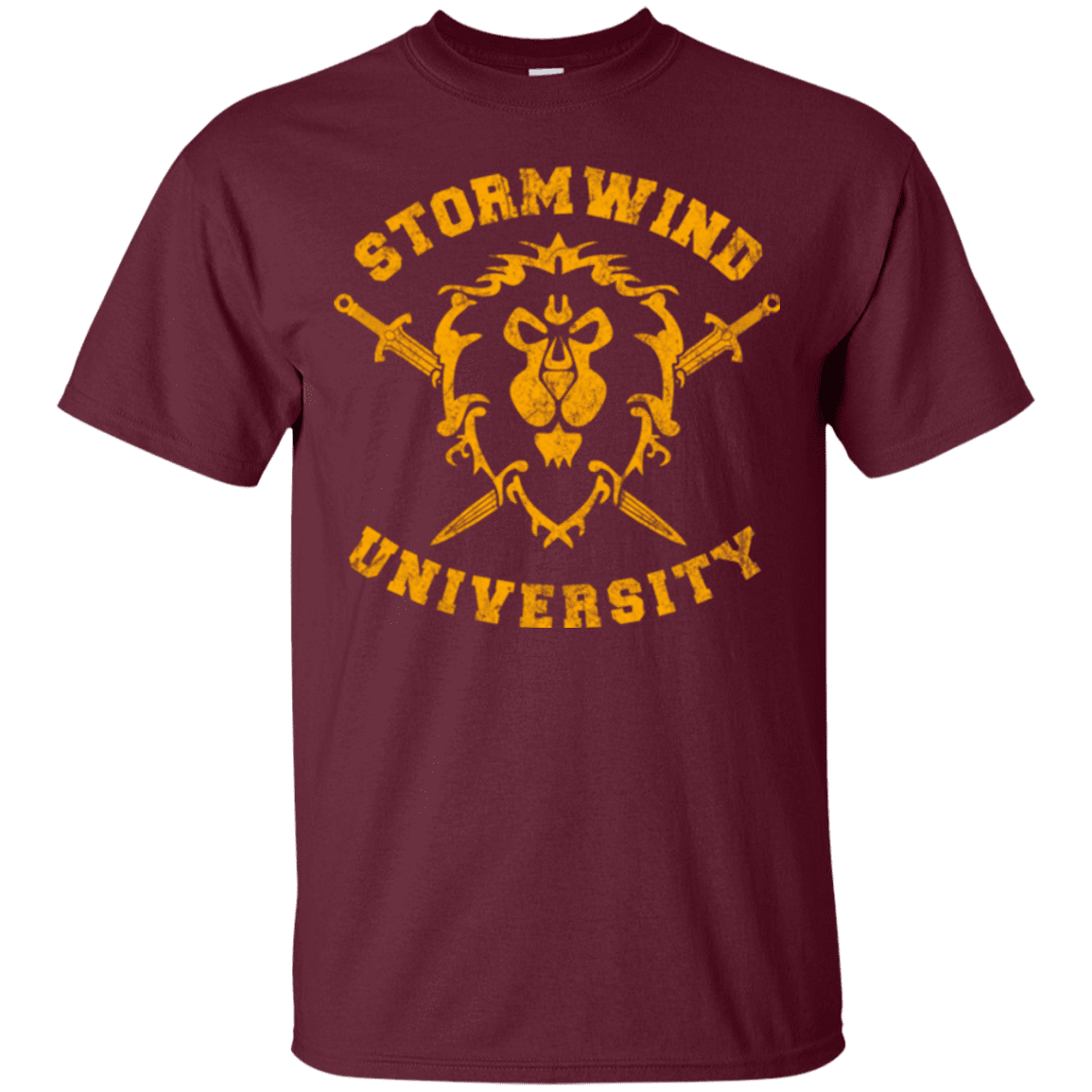 T-Shirts Maroon / Small Stormwind University T-Shirt