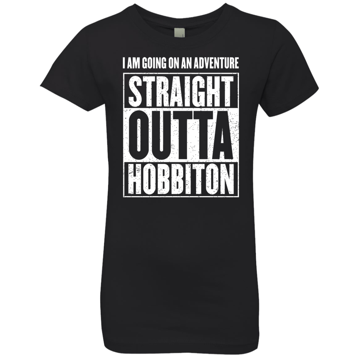 Straight Outta Hobbiton Girls Premium T-Shirt