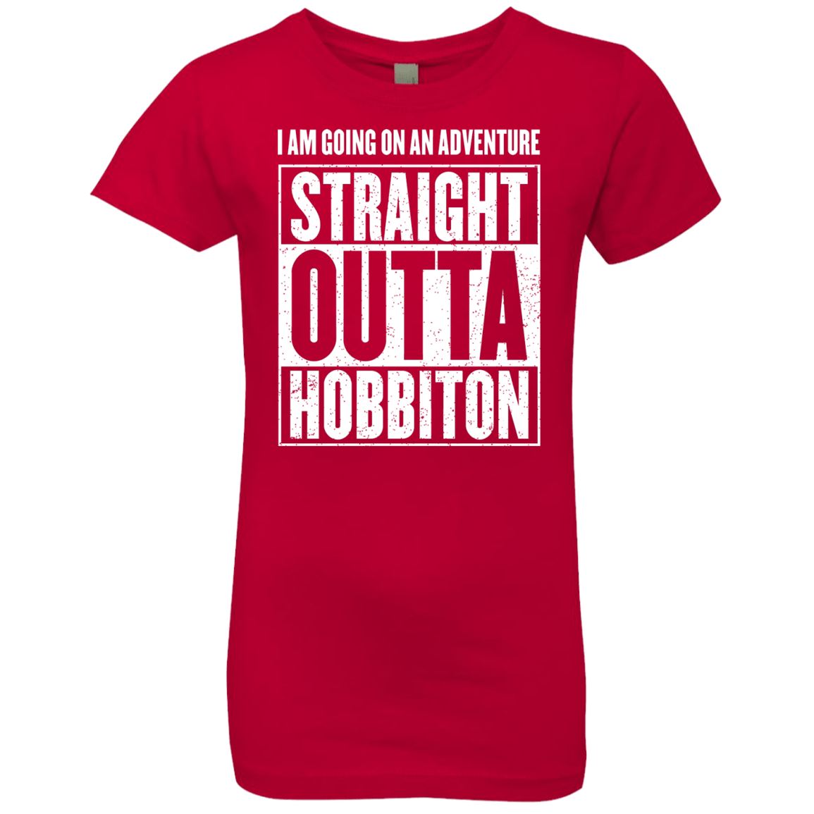 Straight Outta Hobbiton Girls Premium T-Shirt