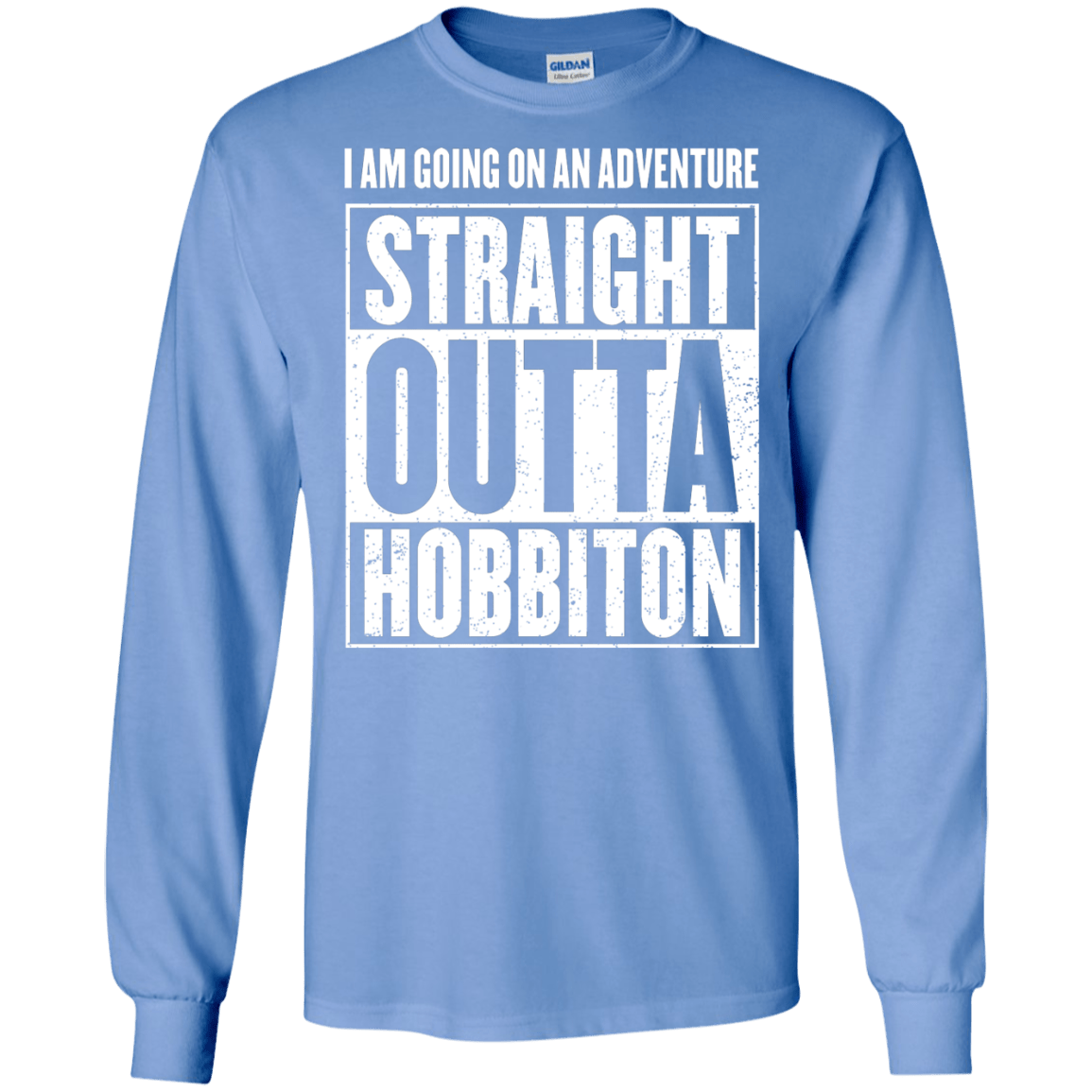 Straight Outta Hobbiton Men's Long Sleeve T-Shirt