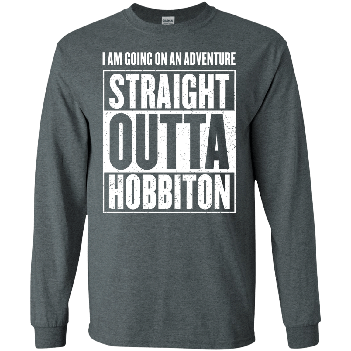 Straight Outta Hobbiton Men's Long Sleeve T-Shirt