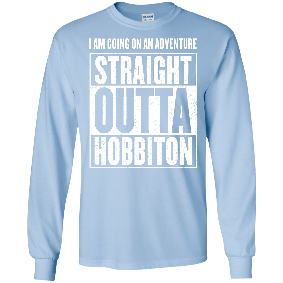 Straight Outta Hobbiton Men's Long Sleeve T-Shirt