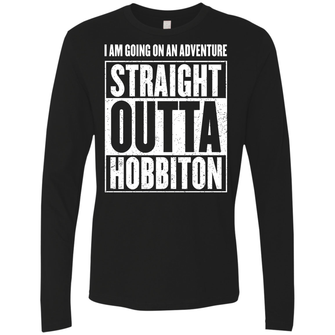 Straight Outta Hobbiton Men's Premium Long Sleeve