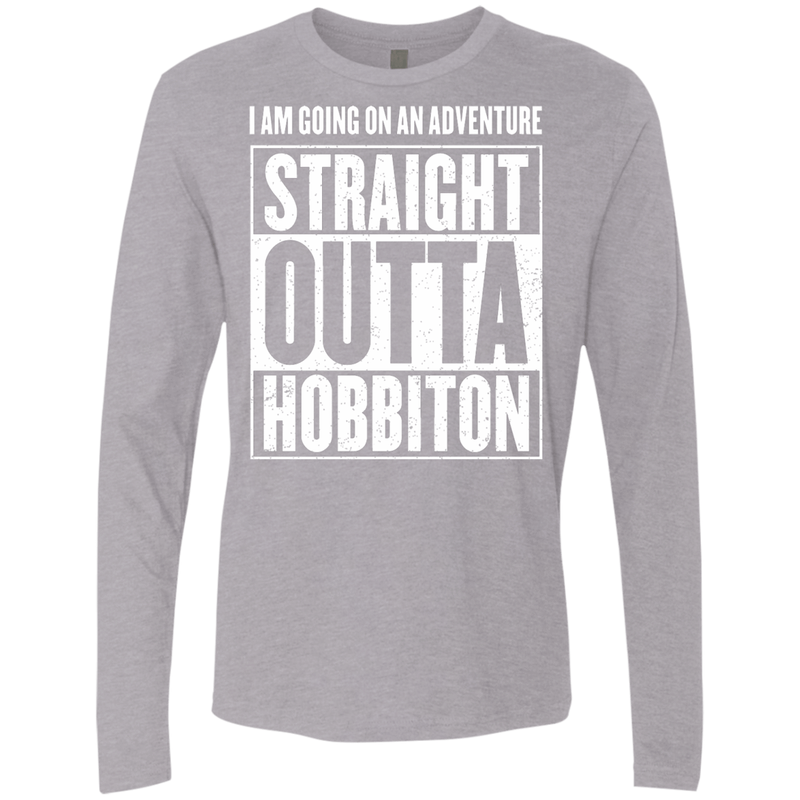 Straight Outta Hobbiton Men's Premium Long Sleeve