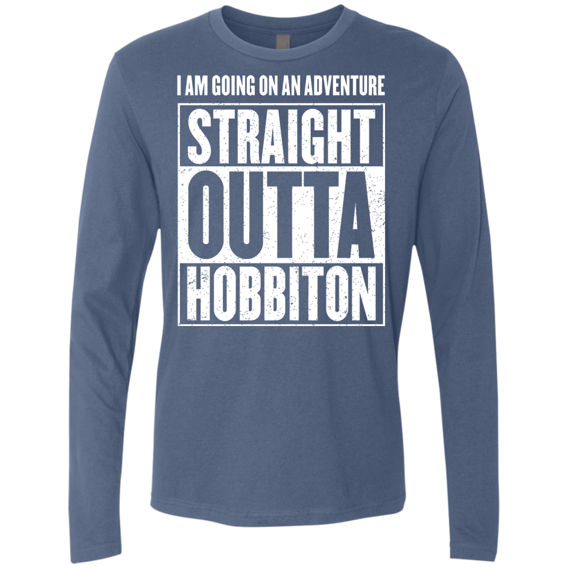 Straight Outta Hobbiton Men's Premium Long Sleeve