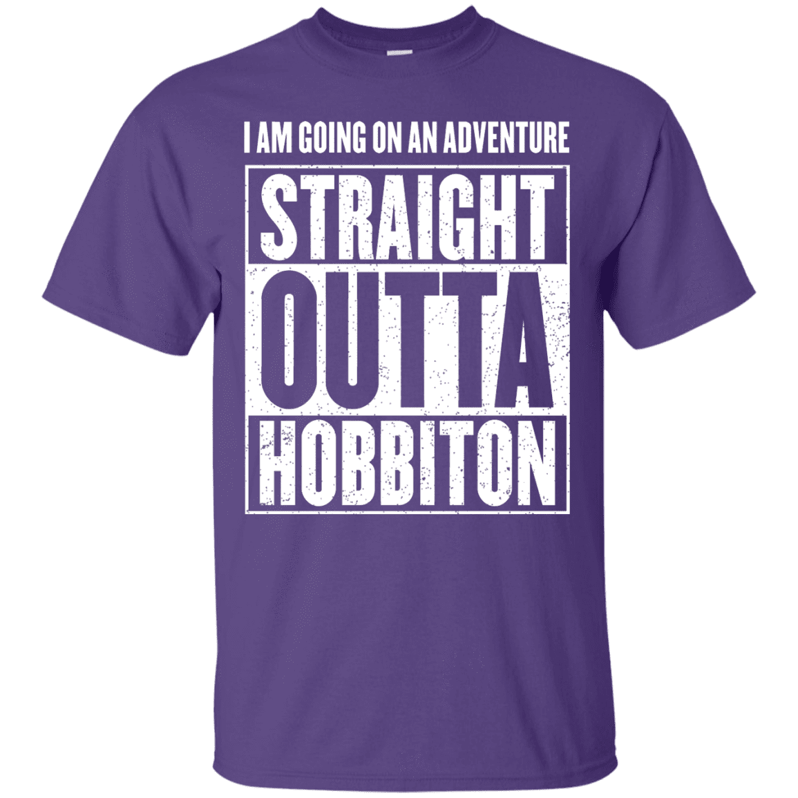 T-Shirts Purple / S Straight Outta Hobbiton T-Shirt