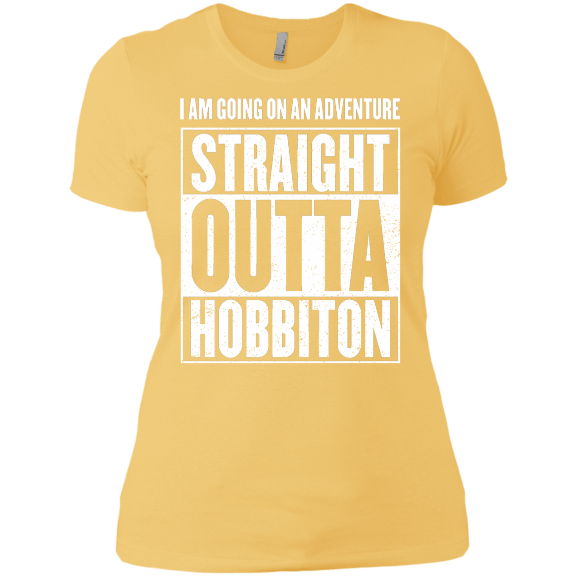 T-Shirts Banana Cream/ / X-Small Straight Outta Hobbiton Women's Premium T-Shirt