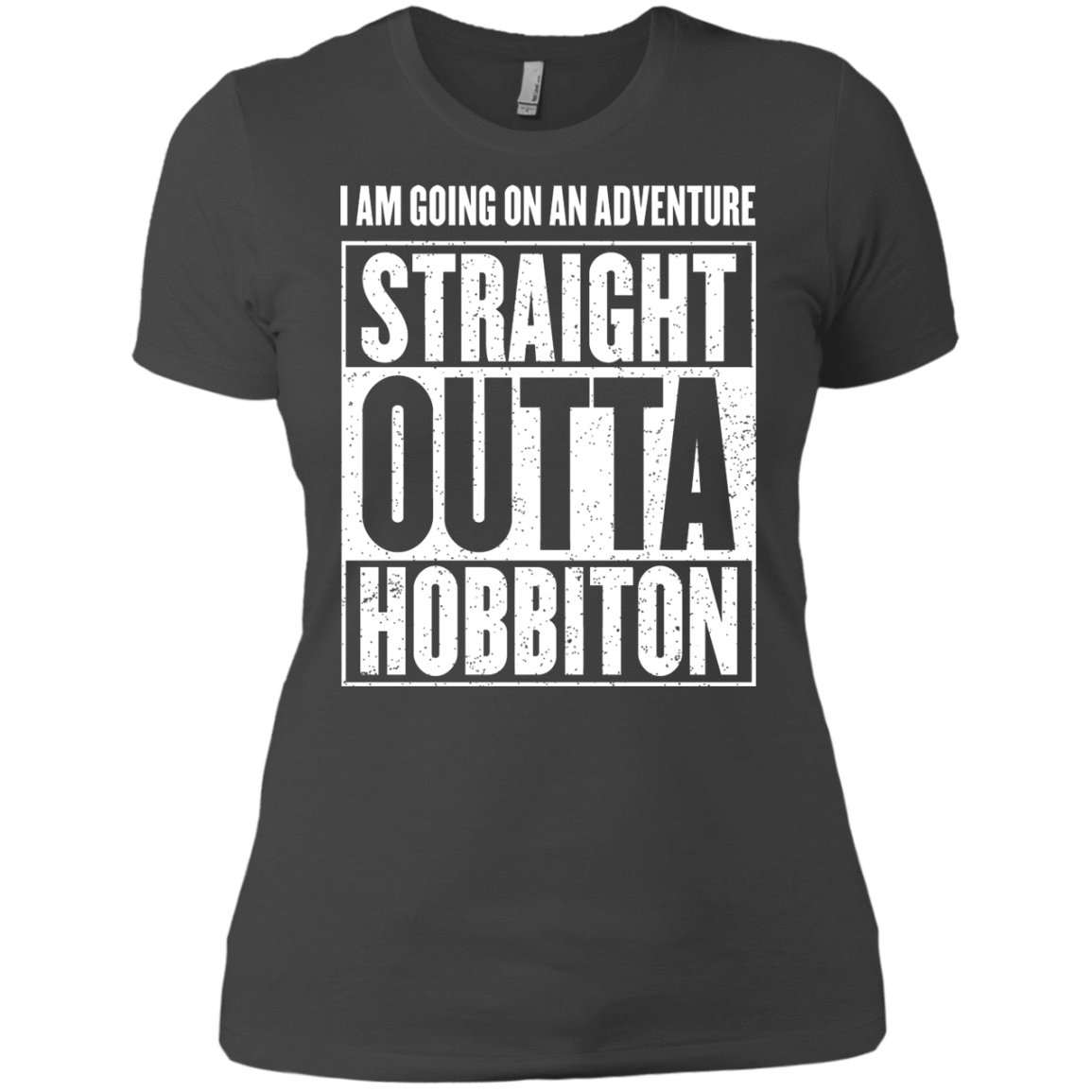 T-Shirts Heavy Metal / X-Small Straight Outta Hobbiton Women's Premium T-Shirt