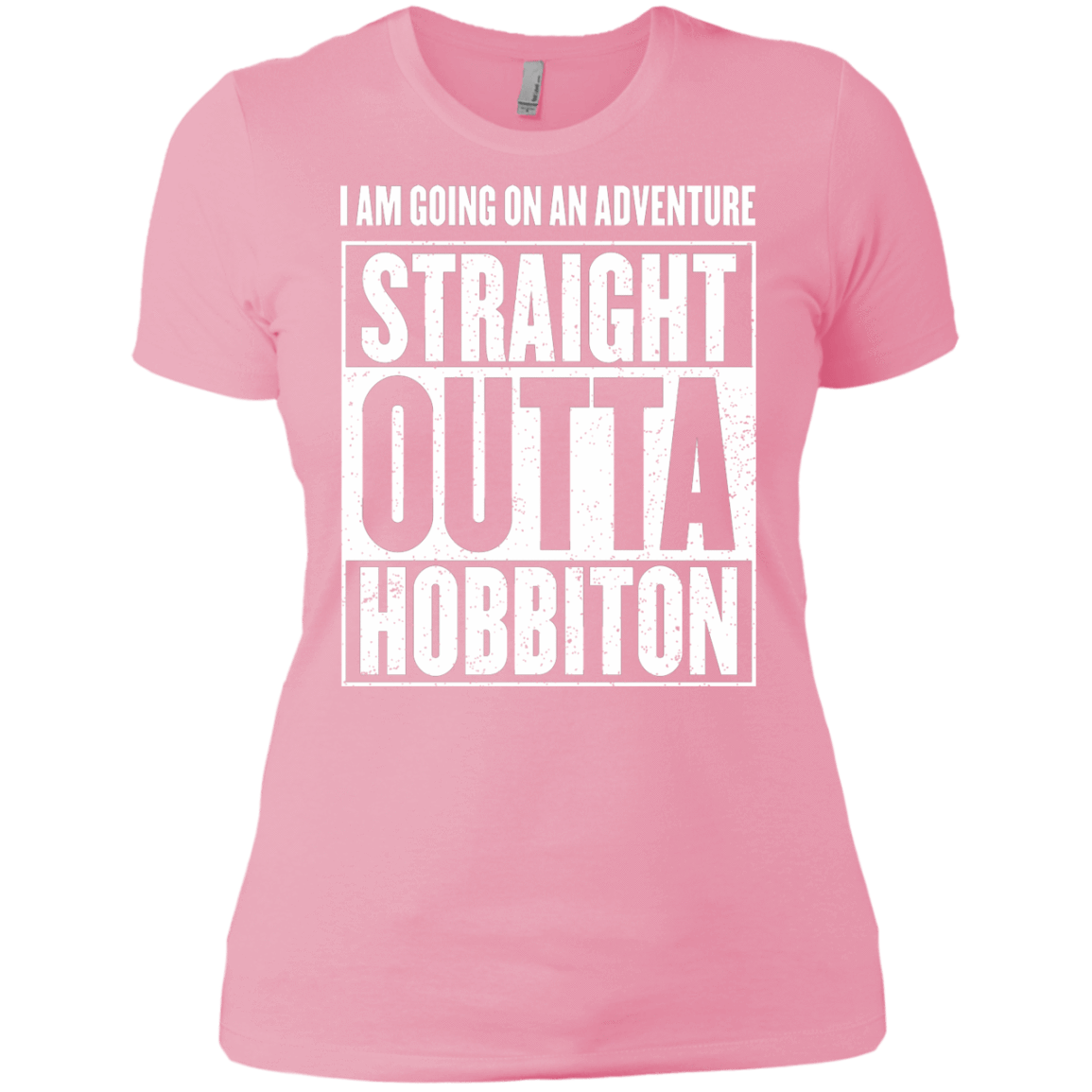 T-Shirts Light Pink / X-Small Straight Outta Hobbiton Women's Premium T-Shirt