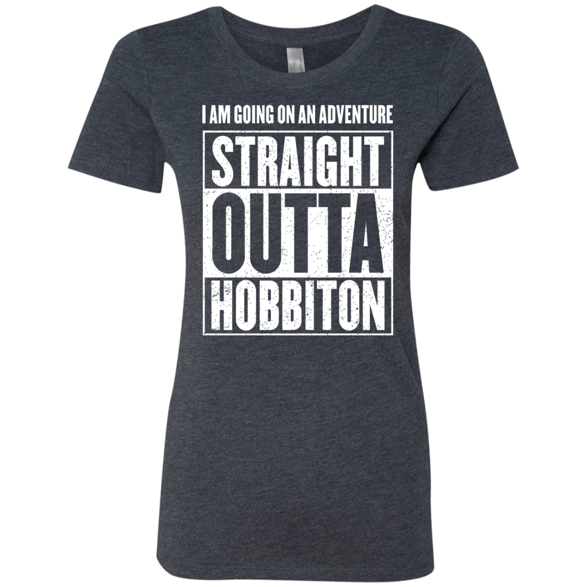 T-Shirts Vintage Navy / S Straight Outta Hobbiton Women's Triblend T-Shirt