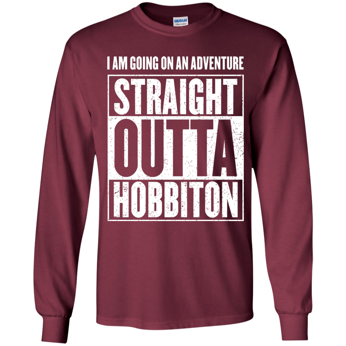Straight Outta Hobbiton Youth Long Sleeve T-Shirt