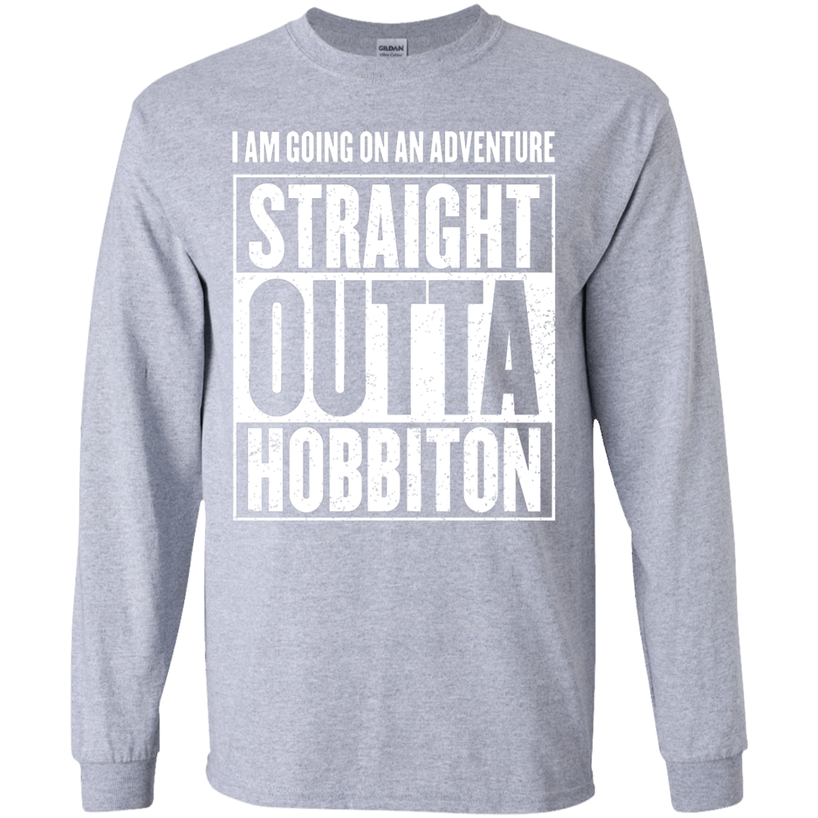 Straight Outta Hobbiton Youth Long Sleeve T-Shirt