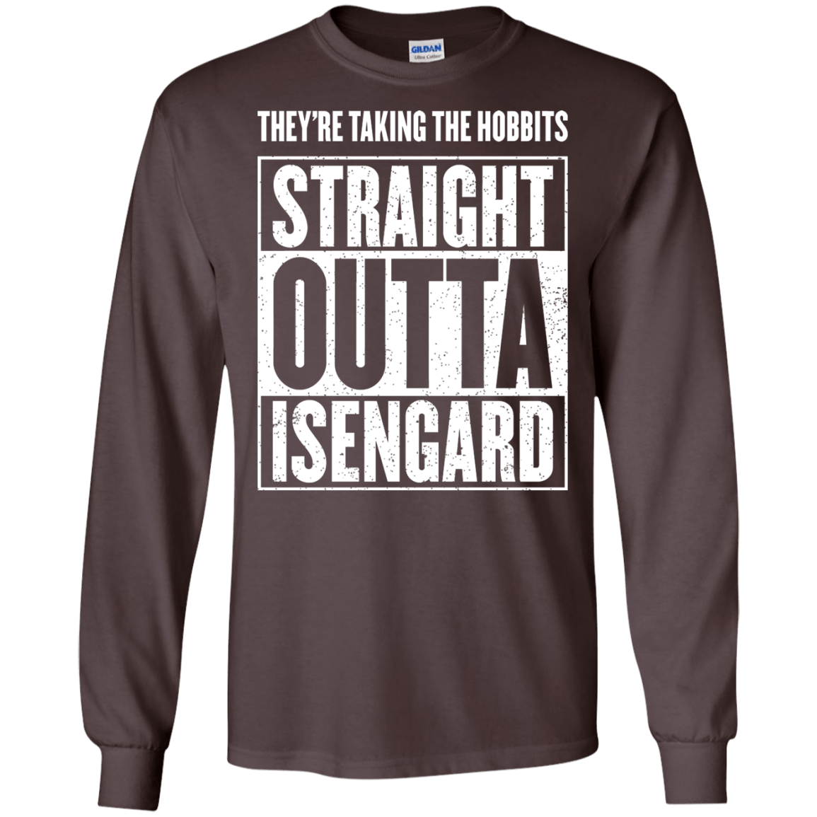 Straight Outta Isengard Men's Long Sleeve T-Shirt