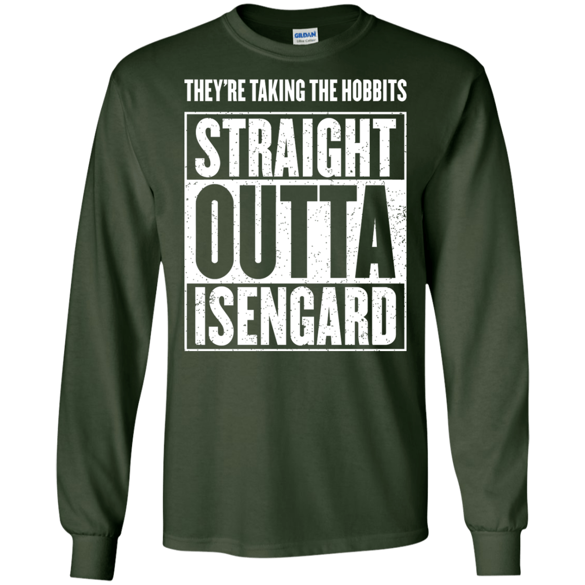 Straight Outta Isengard Men's Long Sleeve T-Shirt