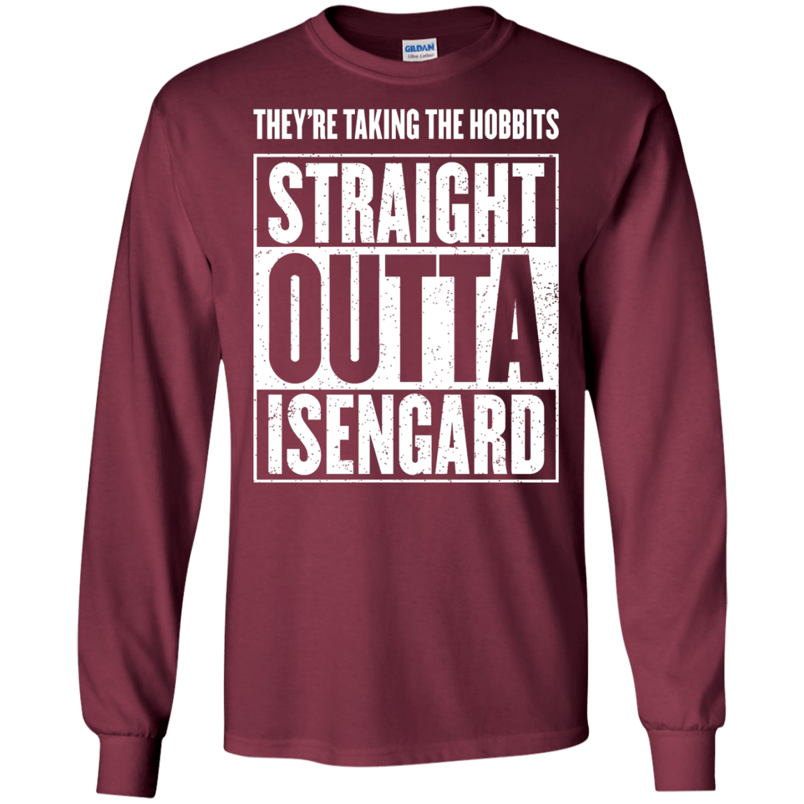 Straight Outta Isengard Men's Long Sleeve T-Shirt