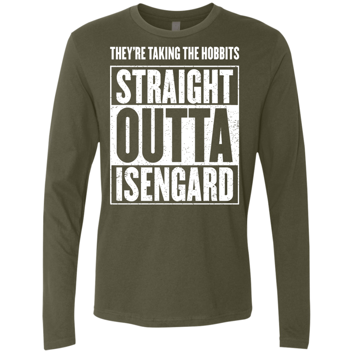 Straight Outta Isengard Men's Premium Long Sleeve