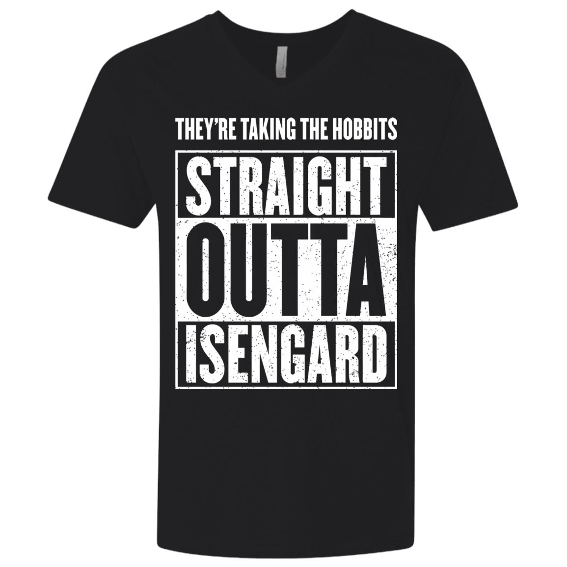 T-Shirts Black / X-Small Straight Outta Isengard Men's Premium V-Neck