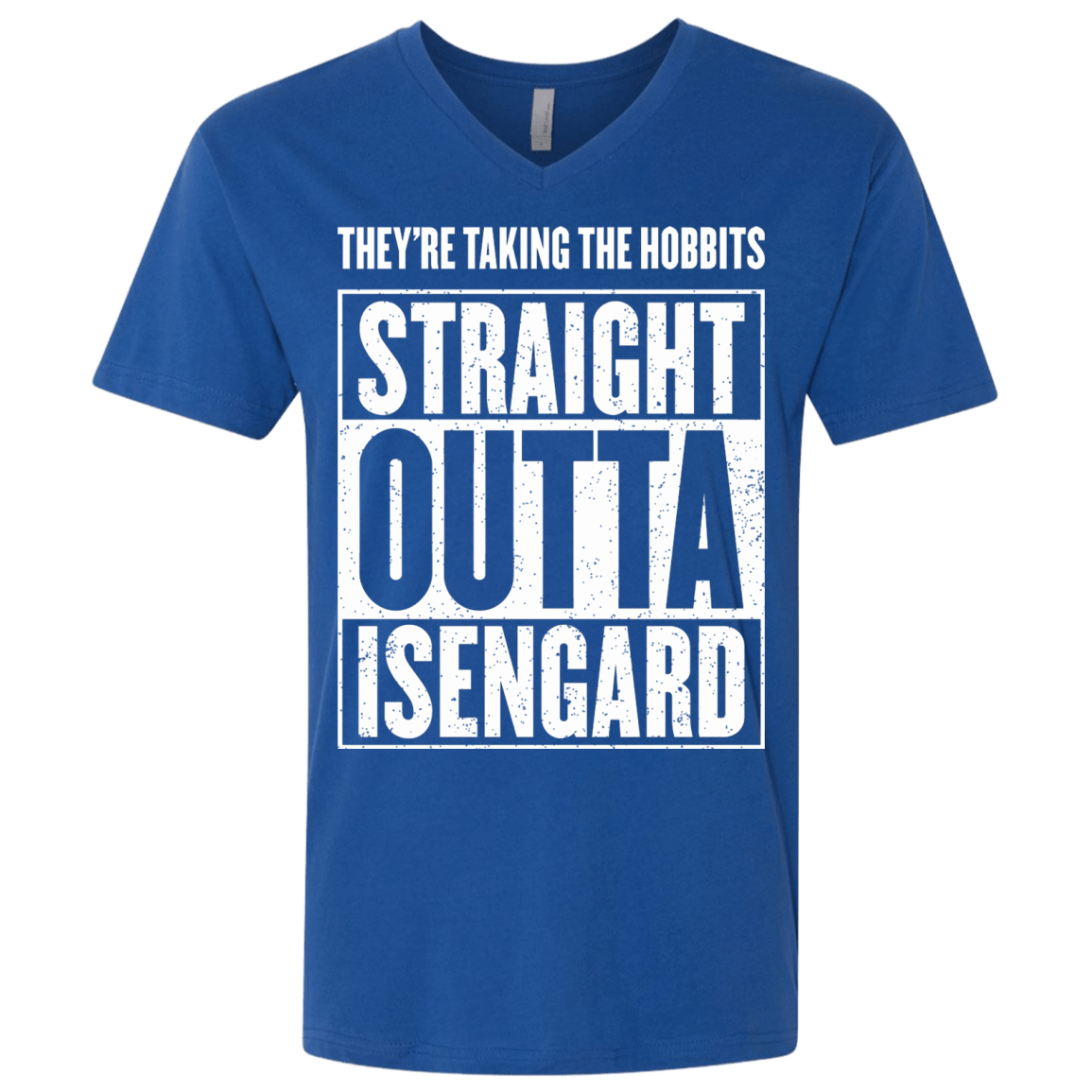 T-Shirts Royal / X-Small Straight Outta Isengard Men's Premium V-Neck