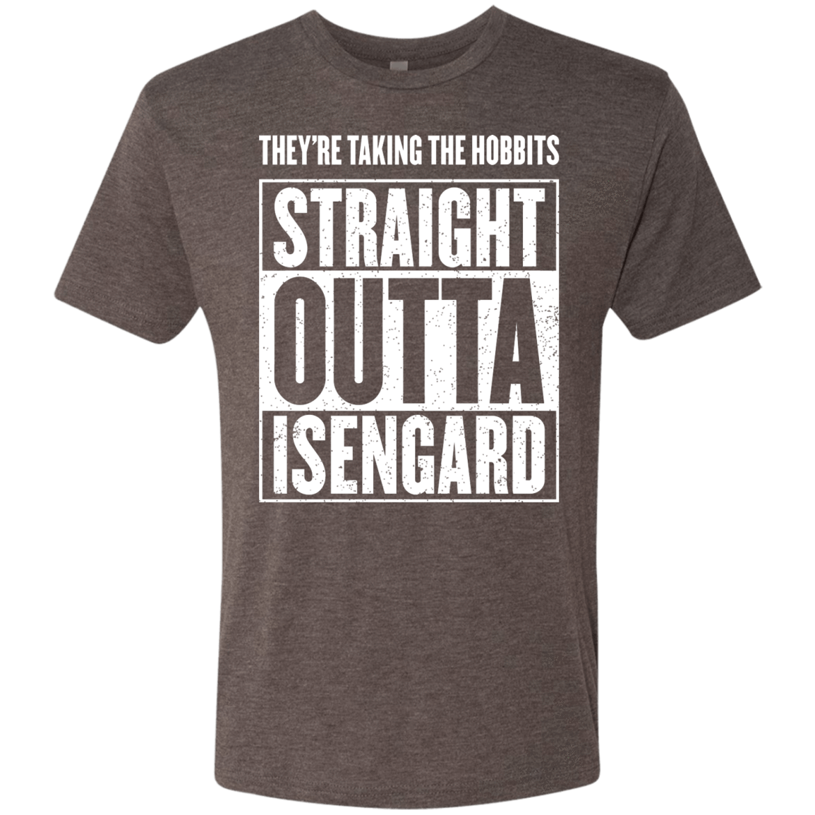 T-Shirts Macchiato / S Straight Outta Isengard Men's Triblend T-Shirt