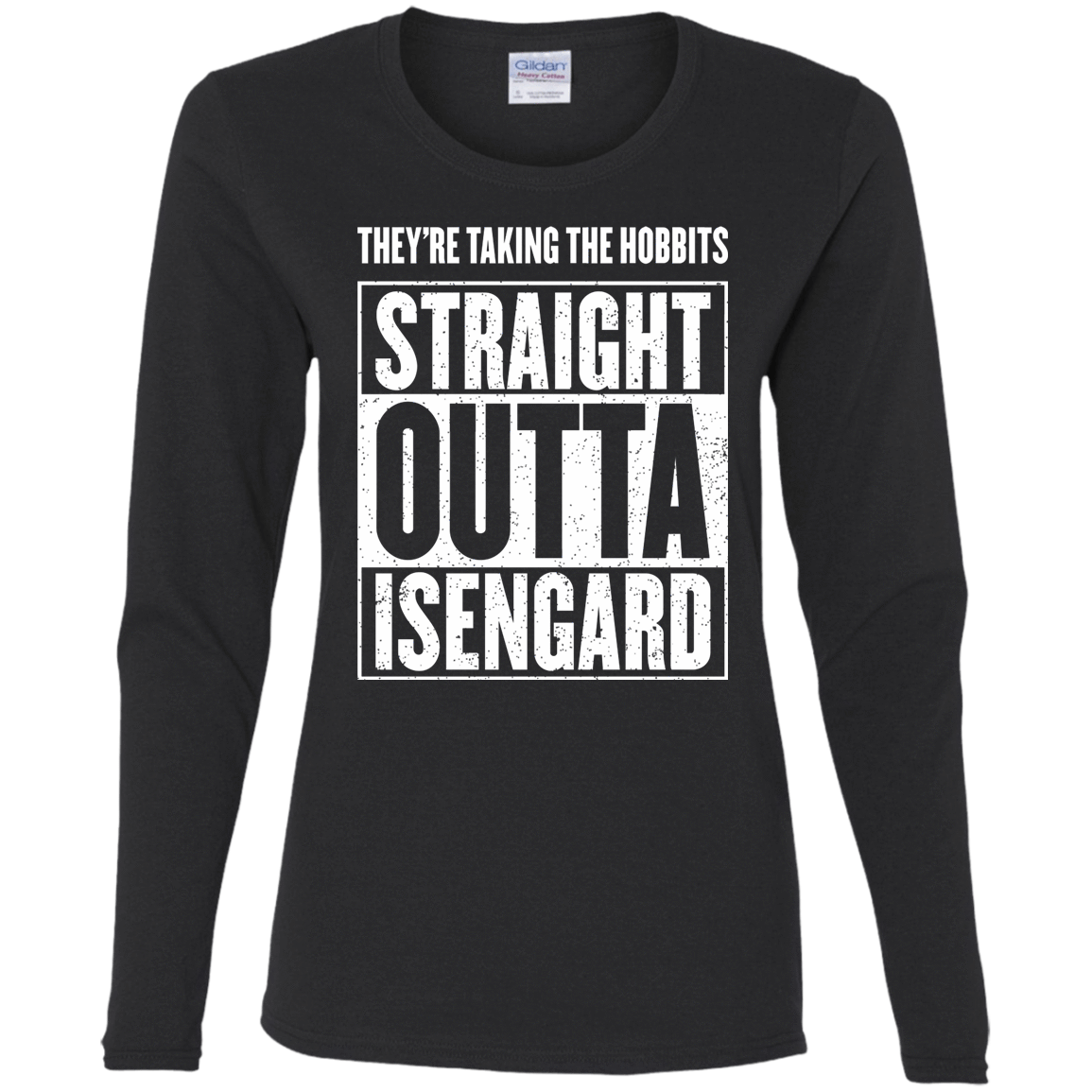 T-Shirts Black / S Straight Outta Isengard Women's Long Sleeve T-Shirt