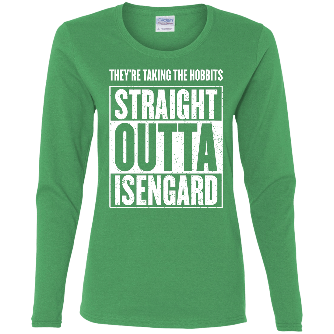 T-Shirts Irish Green / S Straight Outta Isengard Women's Long Sleeve T-Shirt