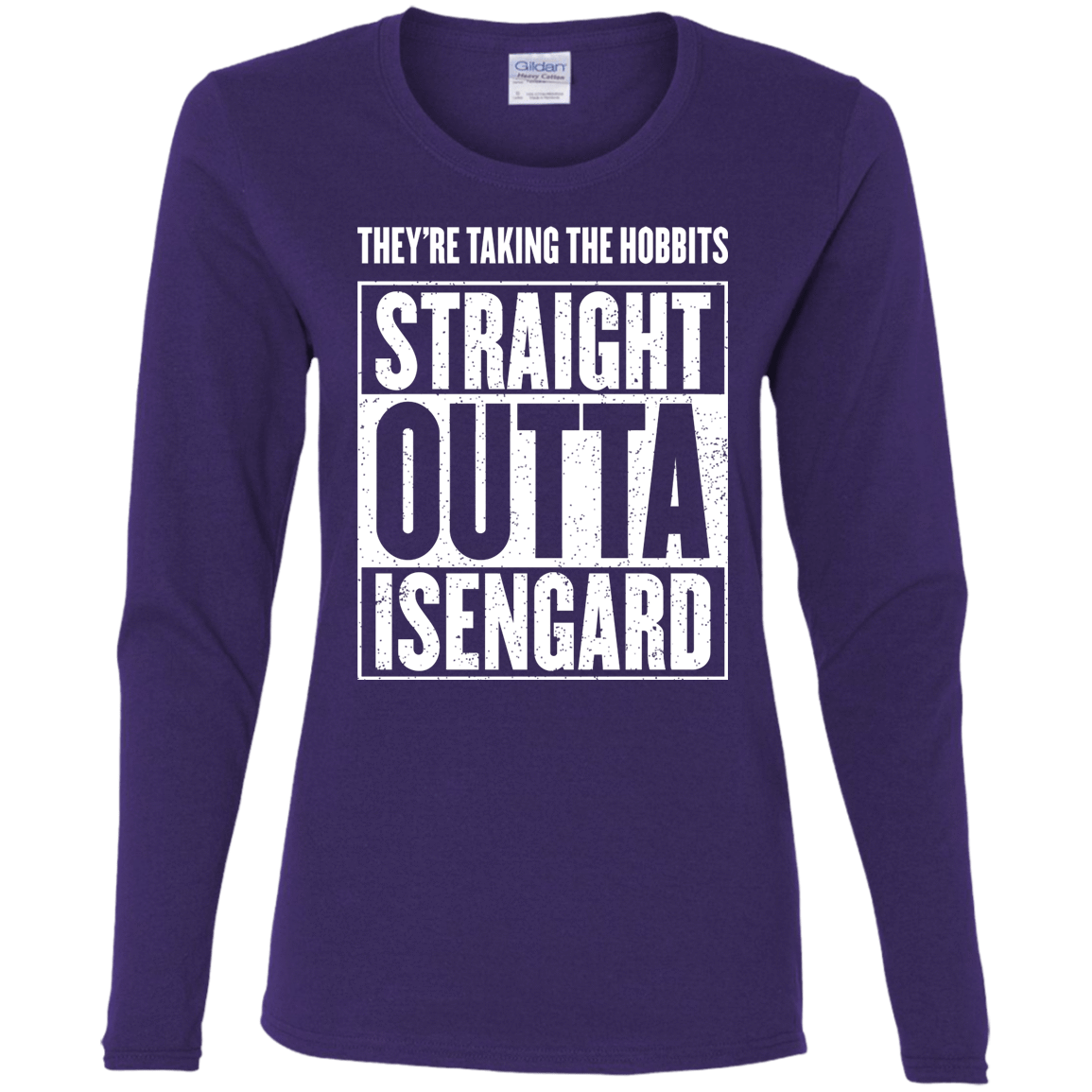 T-Shirts Purple / S Straight Outta Isengard Women's Long Sleeve T-Shirt