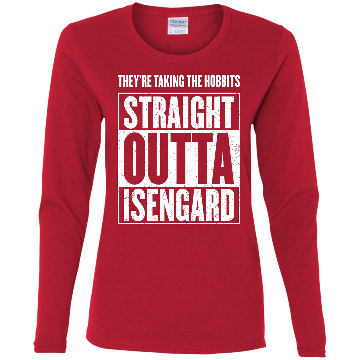 T-Shirts Red / S Straight Outta Isengard Women's Long Sleeve T-Shirt