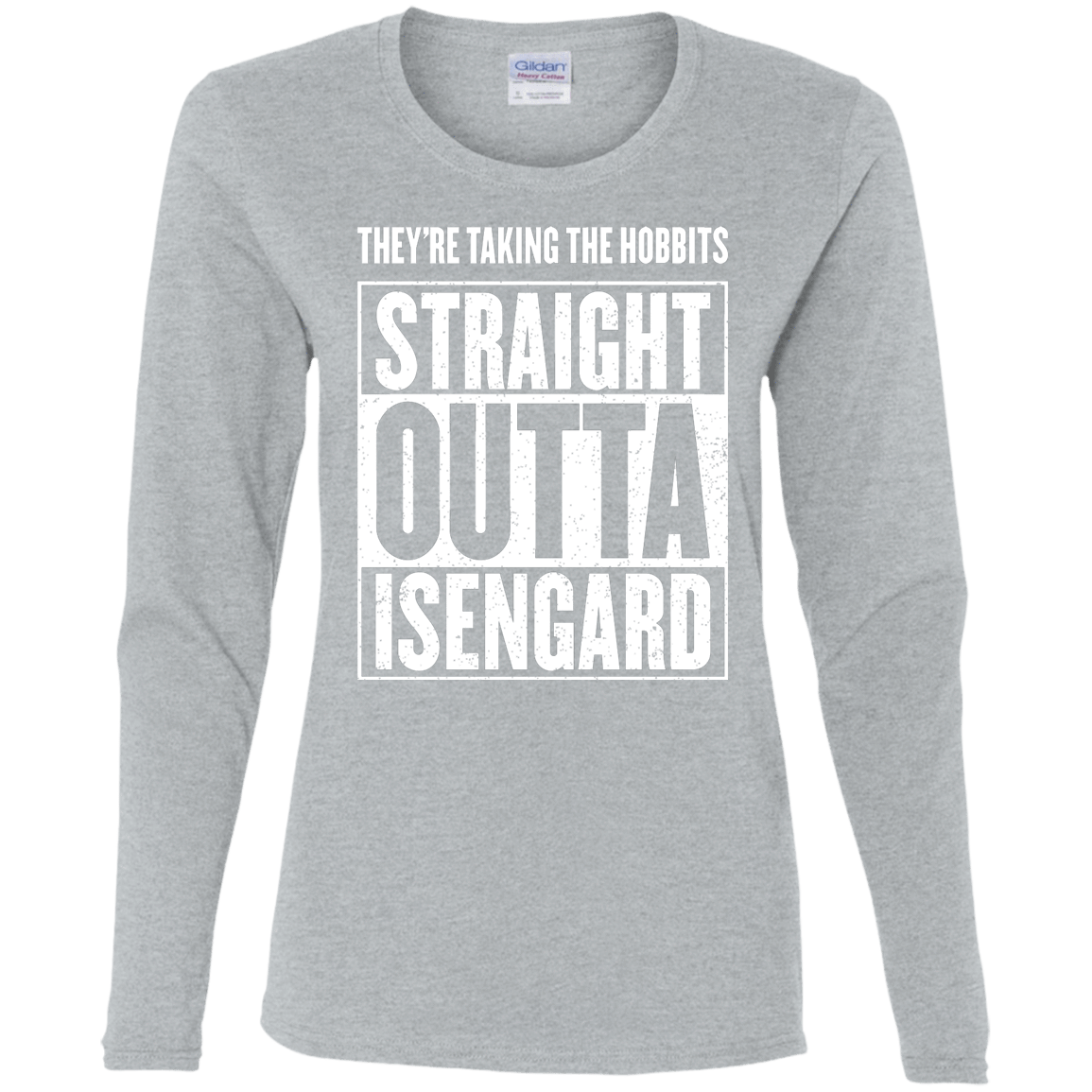 T-Shirts Sport Grey / S Straight Outta Isengard Women's Long Sleeve T-Shirt