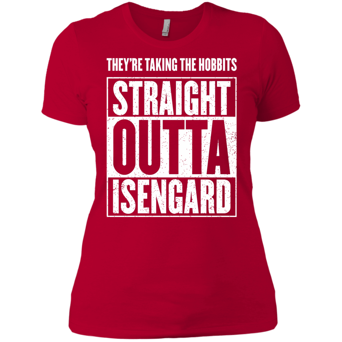 T-Shirts Red / X-Small Straight Outta Isengard Women's Premium T-Shirt