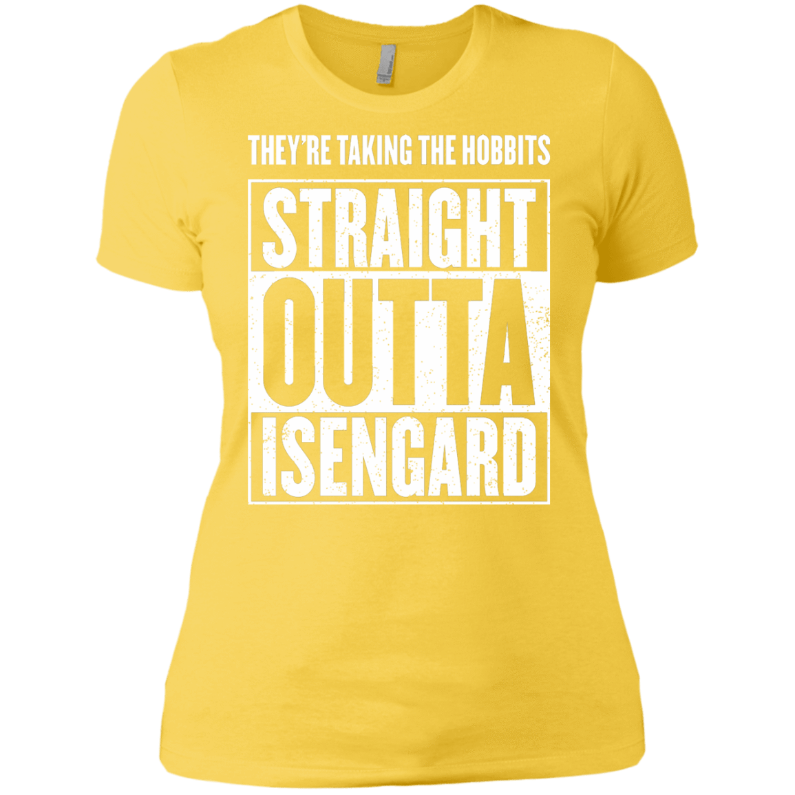 T-Shirts Vibrant Yellow / X-Small Straight Outta Isengard Women's Premium T-Shirt